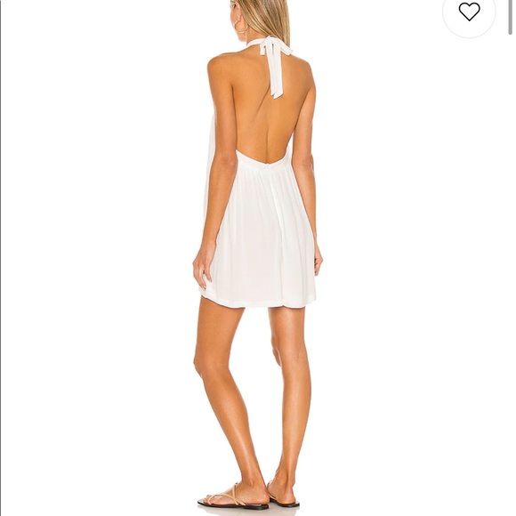 Superdown white Trina shift halter mini dress - Picture 2 of 8